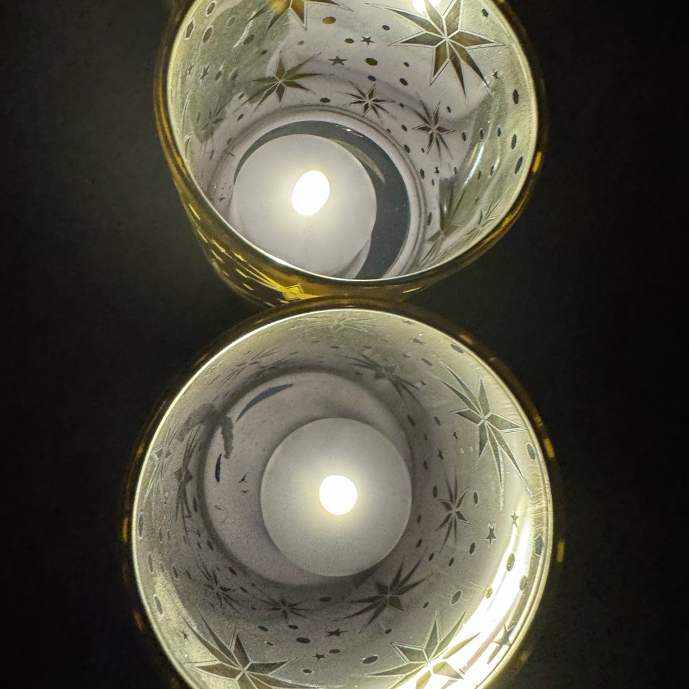 Yankee candle votive candle holders holiday set of 4 - Picture 3 of 3